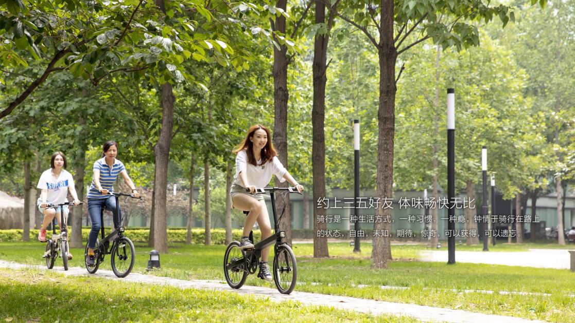  Xiaomi QiCycle EC1 Sepeda Elektrik Smart Bicycle 20 Inches - TDP02Z 